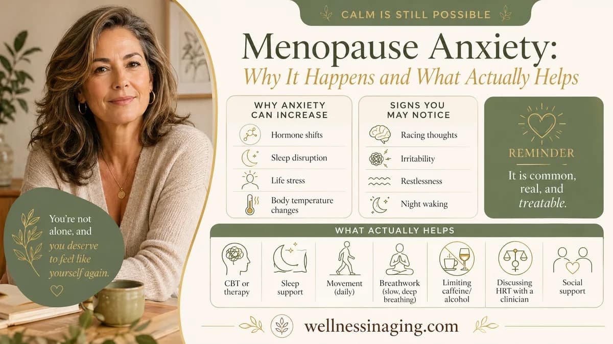 Menopause Anxiety: Why It Happens and What Actually Helps