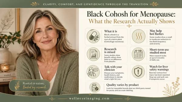 Black Cohosh for Menopause: What the Research Actually Shows