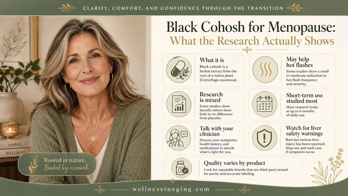 Black Cohosh for Menopause: What the Research Actually Shows