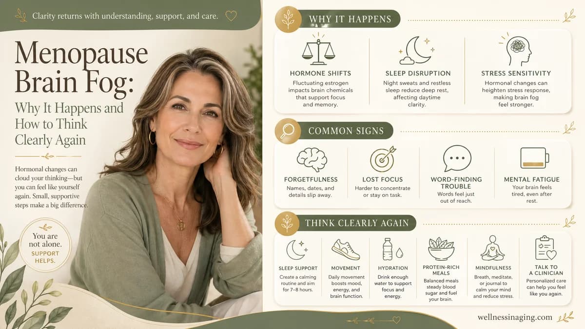 Menopause Brain Fog: Why It Happens and How to Think Clearly Again
