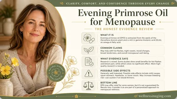 Evening Primrose Oil for Menopause: The Honest Evidence Review