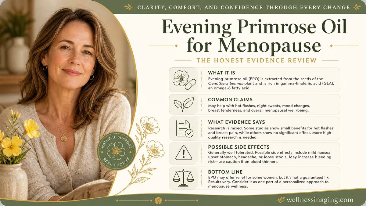 Evening Primrose Oil for Menopause: The Honest Evidence Review