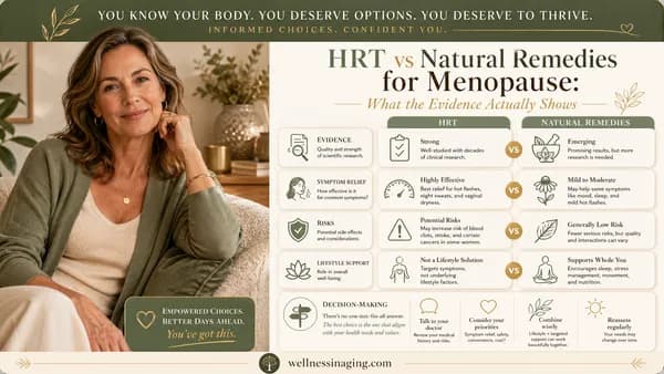 HRT vs Natural Remedies for Menopause: What the Evidence Actually Shows