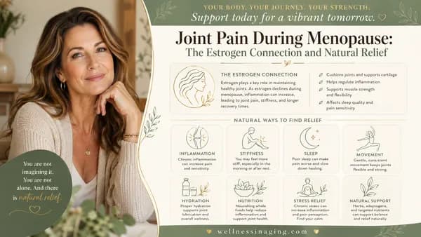Joint Pain During Menopause: The Estrogen Connection and Natural Relief