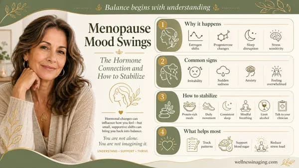 Menopause Mood Swings: The Hormone Connection and How to Stabilize